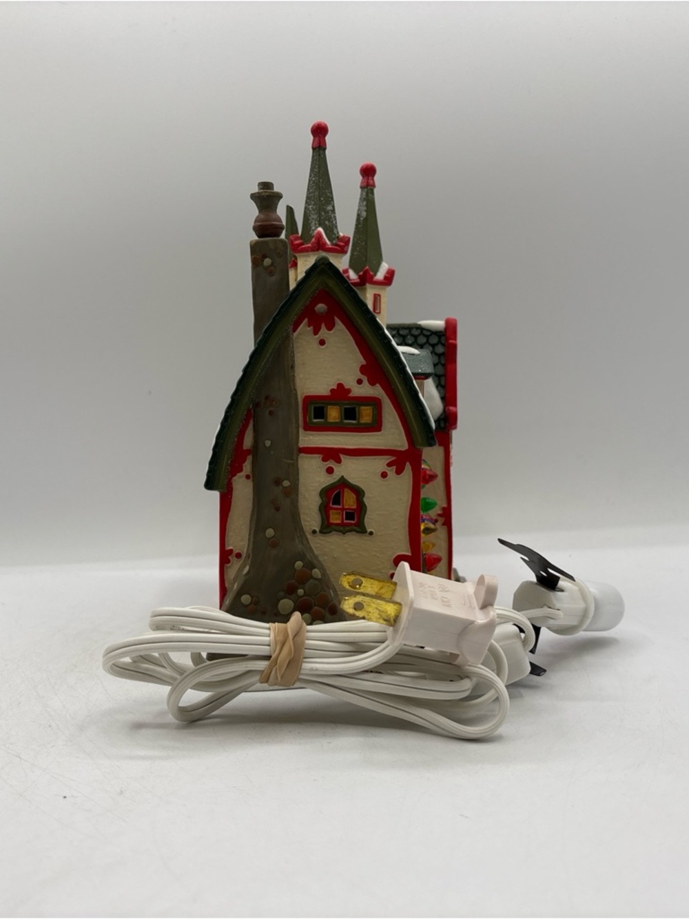 Department 56 1997 Vintage HVC North Pole Series Santa’s Light Shop 56397 EUC - Picture 7 of 12